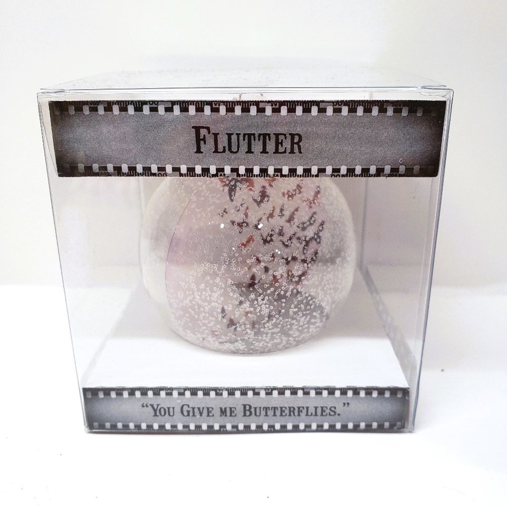 You Give Me Butterflies Christmas Glass Ornament Film Negatives Glak Love